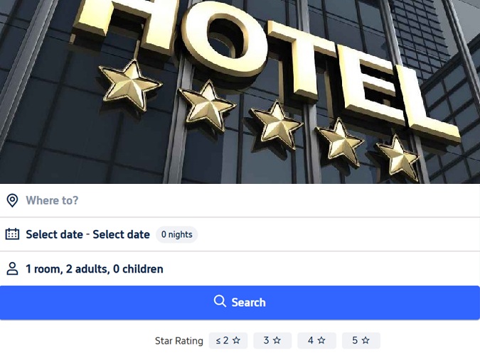 Compare hotels and their room rates and book your hotel accommodation here.