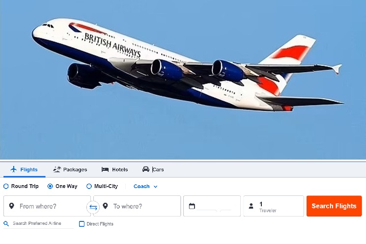 Compare airline ticket prices and book your flight tickets here.